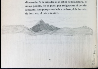 74。graphite/book sheet 15 x 10,5 cm - 5.9 x 4.13 in
